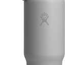 Hydro Flask Travel Water Bottle - Insulated Stainless Steel - Wide Straw Lid, Non Spill, Leakproof in 40 Oz Birch Gray