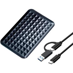 1TB Ultra Slim Portable External Hard Drive USB 3.1 TYPE C 2.5'' HDD Storage for PC, Mac, Laptop, PS4, PS5, Xbox one