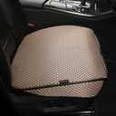 Auto Newer Breathable Universal Four Seasons Car Seat CoversLuxury Car Seat Cushion Protectors for Front Seat Bottoms,Compatible with 95% Vehicles Fit for Cars Truck SUV (Gold Beige,1PCS)