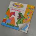 FOOZZILLA Magnetic Tangram Puzzle Set - 2 Sets of Magnetic Pattern Blocks for Road Trip Games and Educational Jigsaw Challenges - Brain-Teasing Fun for Kids and Adults with 368 Solutions (Original)