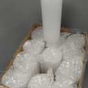 18 Pcs White Pillar Candles Bulk Set3 Different Lengths 2 x 3/4/6 Inch (6 Each)Hurricane CandlesDripless Unscented SmokelessGives You a Better Atmosphere When Organizing an Event Party.