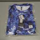 PrinStory Womens Pajama Sets Short Sleeve Pajamas Set for Women 2 Piece Soft Pjs with Pockets (M)