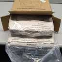 MUXHOMO 7 Pieces Queen Comforter Set, Soft Bed in a Bag Queen Size, All Season Bedding Set with Comforter, Flat Sheet, Fitted Sheet, Pillowcases & Shams, Beige