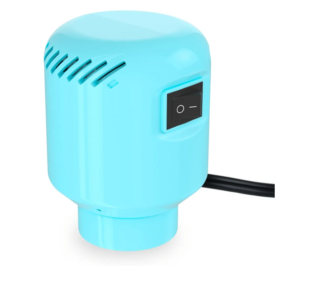 Electric Pump for Vacuum Storage Bags, Air Pump for Storage Bags,Portable Vacuum Pump for Various Vacuum Sealer Bags, Suitable for Common Vacuum Bags-Blue (No Storage Bags)