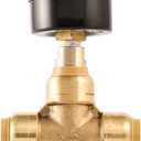 SharkBite 1/2 Inch Pressure Gauge Tee, Push-to-Connect Brass Plumbing Fitting, 24436