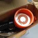 Kiweoci Cordless Electric Fuel Transfer Pump, 3GPM Portable Fluid Transfer Siphon Pump with Oil Pipeline, Battery Gas Pumps with Adjustable Flow Control Nozzle(Orange)