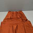 Womens Leopard Print Skirt Midi Long Length Silk Satin High Waist Elastic Skirts (X-Small, Brown)