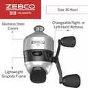 Zebco 33 Spinning Reel and Telescopic Fishing Rod Combo