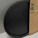 Round Ottoman Tray for Coffee Table Living Room Wood Serving Tray Large Wooden 24 Inches Black