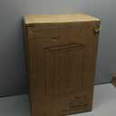 6.6 Gallon/25L Stainless Steel Square Trash Can, Large Capacity Kitchen Garbage Can, Business Trash Bin, Tall, Elegant, Black Waste Basket, for Home, Office, Hotel (25L Black)