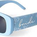 Bride Squad Bachelorette Party Favors Sunglasses Bride Gifts Sunglasses | UV400 Protection, Bride to Be Sunglasses, Bridal Shower Gifting Blue Gifts for Brides, Engagement Gifts for Bride, Someth