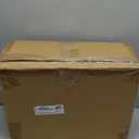 45ft X 13in Animal Barrier Fence, 32 Panels No Dig Fence for Dogs Rabbit, Anti Digging Defense Barrier Garden Edging Border, Rustproof Metal Arched Decorative Garden Fencing for Outdoor, Yard, Lawn (Black)