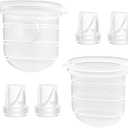 TOVVILD 6PCS M6 Duckbill Valves & Silicone Diaphragm Compatible with Momcozy Mobile Style, Not Original M6 Replacement Parts