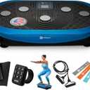 Lifepro Rumblex Plus/Pro 4D Vibration Plate Exercise Machine with 60 Speeds | 3 Motors, 7 Training Modes, Bluetooth Speaker, Wristband Remote — Vibration Plate for Lymphatic Drainage, Muscle Activation