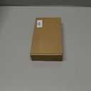 Rectangle Pocket Door Lock, 304 Stainless Steel Privacy Pocket Door Hardware, 5 7/10 inch*1 7/10inch Matte Black Sliding Pocket Door Handle,for 1 3/8 to 2 3/16 Thickness Door