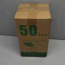 24oz Round Meal Prep Containers with Lids,50-Pack (100 Pcs) Black Disposable Food Storage,Bento Boxes,Stackable,Leak-Proof, BPA-Free,Microwave and Dishwasher Safe