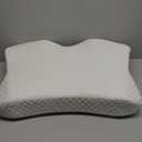 Contour Memory Foam Pillow Orthopedic Sleeping Pillows, Ergonomic Cervical Pillow for Neck Pain - for Side Sleepers, Back and Stomach Sleepers, Free Pillowcase Included (Firm & Queen) (Queen(24*15*4.8 inches))