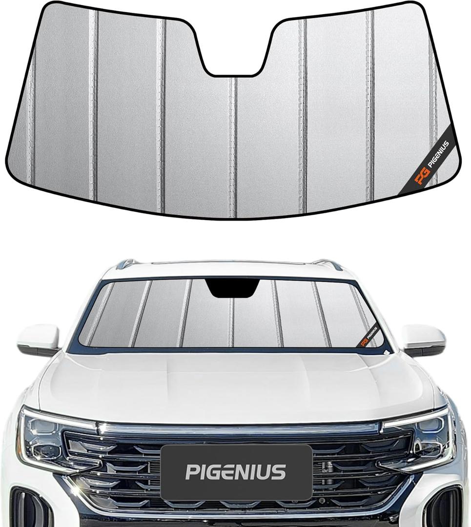 Windshield Sun Shade for Volkswagen Atlas 2018-2025 Front Window Sunshade - Safeguard