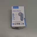 BEAUTURAL Fabric Shaver and Lint Remover, Sweater Defuzzer with 2-Speeds, 2 Replaceable Stainless Steel Blades, Battery Operated, Remove Clothes Fuzz, Lint Balls, Pills, Bobbles Gray