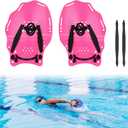 Hikeen Swim Paddle Hand for Adult and Junior, Swim Training Hand Paddles with Adjustable Straps, Swimming Hand Paddles for Training