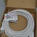 Amazon Basics Extension Cord, 10 Ft, 3 Prong Outlet Extender, Indoor Extension Cord, 13 Amps, 125V, White