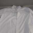 ONKEEP Mens Dress Shirts Stretch Slim Fit Long Sleeve Dress Shirts for Men Casual Business Formal Regualr Fit Button Down Shirt Wrinkle-Free Solid White X-Small