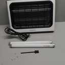 YISSVIC 20W Indoor Bug Zapper Electric Fruit Flies Traps for Indoors Mosquito Zapper Electric Moth Gnat Fly Zapper Extra 2 Bulbs for Home Kitchen Dining Living Room (White)