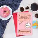 2 x Funny Mother's Day Card, Mom Mommy Mama Mama Mommy, Humorous Gift from Daughter or Son (#85)