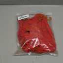 Sexy Bows Split Side Ruffle Lace Mesh Sheer Babydoll Lingerie Dress Nightgown Set with Thong 2 Piece (Large, Bright Red)