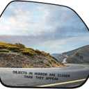 Passenger Side Mirror Replacement for Toyota Tundra 2022 2023- Right Side Mirror Glass, Rear View Mirrors Glass with Power Heated & Blind Spot