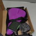 Zacro Bike Seat Cushion - Gel Padded Bike Seat Cover for Men Women Comfort, Extra Soft Exercise Bicycle Seat Compatible with Peloton, Outdoor & Indoor Bike Saddles (Purple)