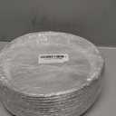 PLASTICPRO 7'' Inch Round Tin Foil Pans Disposable Aluminum, Freezer & Oven Safe - For Baking, Cooking, Storage, Roasting, & Reheating, Pack of 50