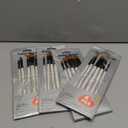 Acrylic Brush Set, 4 Packs of 24 Nylon Brushes, Suitable for Professional Sets of Multi-Purpose Oil Painting Watercolor Artists, Miniature Details and Rock Painting, Art Painting Supplies.