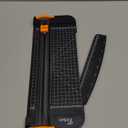 Firbon A4 Paper Cutter 12 Inch Titanium Paper Trimmer Scrapbooking Tool with Automatic Security Safeguard and Side Ruler for Craft Paper, Coupon, Label and Cardstock (Black)