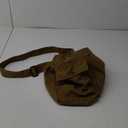 KlaOYer Canvas Messenger Bag Large Hobo Bag Crossbody Shoulder Bag Tote Bag with Pocket for Women and Men, Coffee