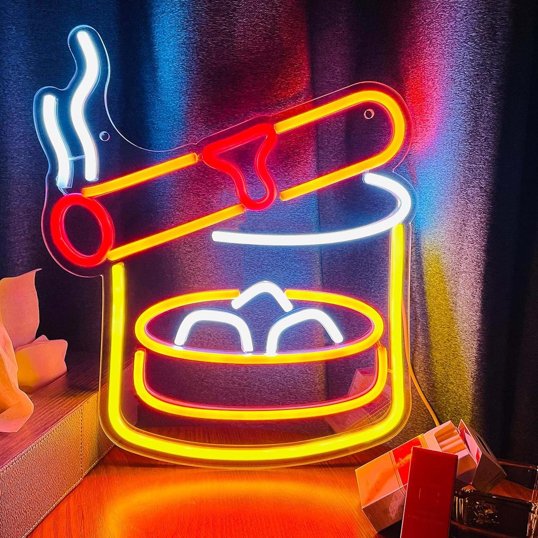 Cigarettes and Alcohol Neon Sign Cigar Neon Light Alcohol Drinks LED Sign Smoke and Wine Sign for Home Bar Man Cave Bedroom Decor