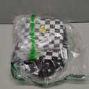 Black White Racing Checkered Lunch Box - Insulated Lunch Bags For Women/Men/Girls/Boys Detachable Handle Lunchbox Meal Tote Bag, Black White Racing Checkered