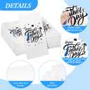 Teling 100 Pieces Happy Fathers Day Napkins 3 Ply Disposable Paper Blue Tie Cocktail Napkins Father's Day Gifts Dad Paper Towels Decoration for Father's Party Supplies(Cool Style)