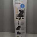 3Dlite Convenience Stroller,Jet BlackLightweight Stroller with Aluminum Frame,Large Seat Area, 4 Position Recline, Extra Large Storage Basket Infant Stroller for Travel&More