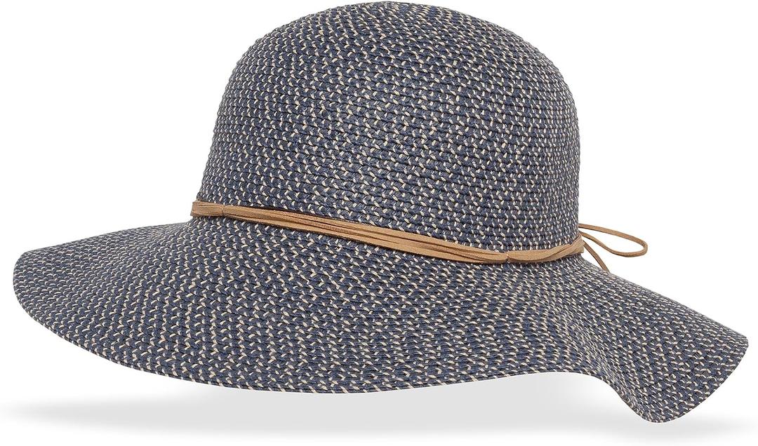 Sunday Afternoons Sol Seeker Hat - Women’s UPF 50+ Wide Brim Sun Hat with Adjustable Fit, Packable Lightweight Design for Beach, Gardening, or Summer Travel, Lagoon, Medium