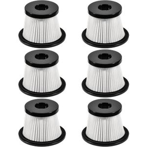 6Pcs Replacement HEPA Filters Cordless Vacuum Cleaner Filters Compatible with Moosoo K24
