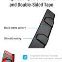 Rear Bumper Protector Compatible with Honda Pilot 2023 2024 2025 2026 Accessories Matte Black ABS Material Rear Bumper Guard Trunk Sill Protector