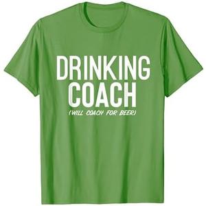 Funny Drinking Shirts For Men And Women | Drinking Coach, XL
