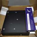 TEAMIX Wall Mounted Folding Table, Black Floating Desk for Small Spaces, Drop Leaf Dining Table for Kitchen Fold Down Laundry Shelf with Heavy-Duty Brackets (23.6"W x 11.8"D)