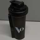 Mag Shaker Bottle (24oz), Leak-Proof BPA-Free Bottle with Phone Holder Mount, Attaches Securely to Gym Equipment, Shaker Cup for Protein Shakes, Fitness & Workouts by Strenvo