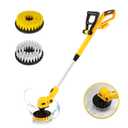 Electric Spin Scrubber Compatible with Dewalt 20v Max Battery(Tool Only), 700RPM Brushless Shower Cleaning Brush, Telescopie Long Handle, 2 Brush Heads for Tub, Tile, Bathroom, Kitchen, Car