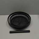 IBERG 2 Tier Fruit Basket Mesh Fruit Bowl - Basket Stand for Fruits Vegetables Bread Snacks (Black)