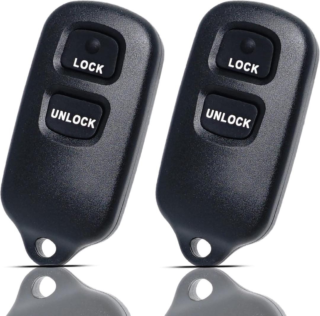 MechanMagic Key Fob Remote Replacement Fits for Toyota 4Runner 1999-2009/CELICA/RAV4 2001-2005/HIGHLANDER/PRIUS/TUNDRA/ECHO/SCION XB XA 2004-2006 Keyless Entry Remote Control HYQ12BBX (Pack of 2)