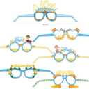 2 x HOWAF 26 Pack Oktoberfest Party Glasses Paper Glasses Funny Oktoberfest Fancy Dress Photo Booth Props for Kids Adults Bavarian German Beer Festival Oktoberfest Party Decoration Favors Supplies