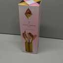 Paris Hilton Kitchen Set Tool Crock with Silicone Cooking Utensils, Stainless Steel Whisk and Ladle, 7-Piece, Pink and Gold